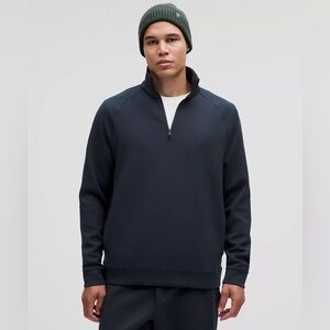Lululemon Smooth Spacer Quarter Zip Pullover Sweater Men’s Navy Size Large